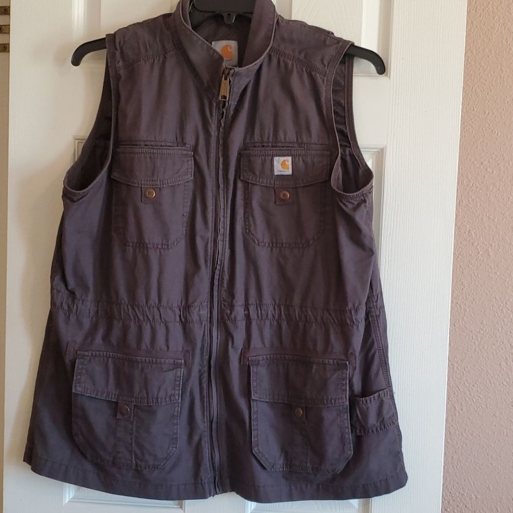 Carhartt Women's Cargo Vest XL - Dark Gray